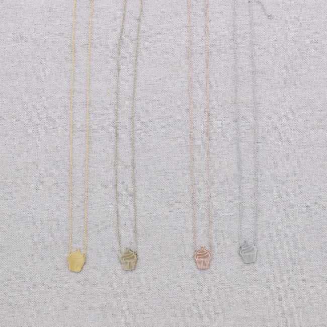 MUFFIN STEEL SHORT NECKLACE
