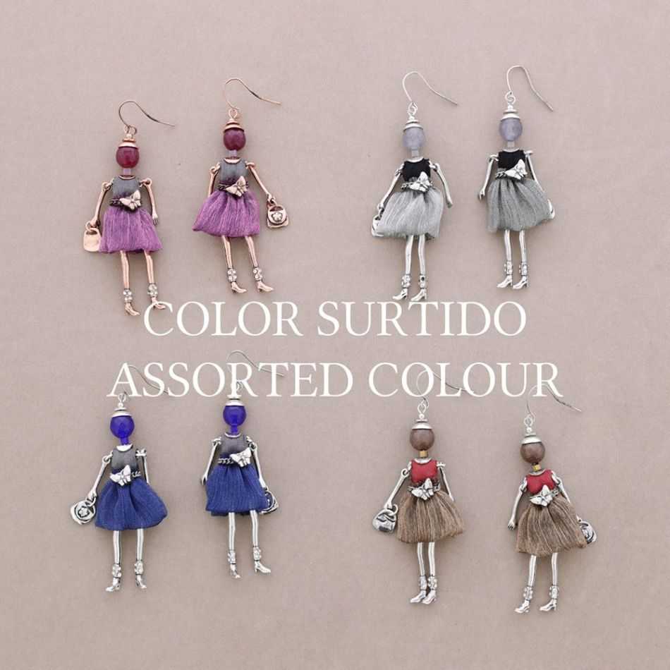 DOLL PENDANT EARRINGS
