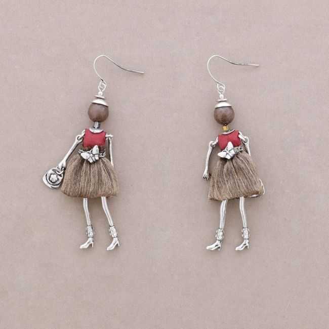 PENDIENTES COLGANTE MUÑECA