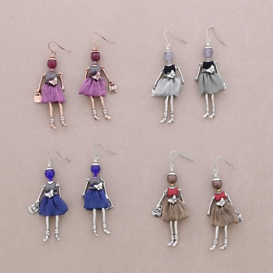 DOLL PENDANT EARRINGS