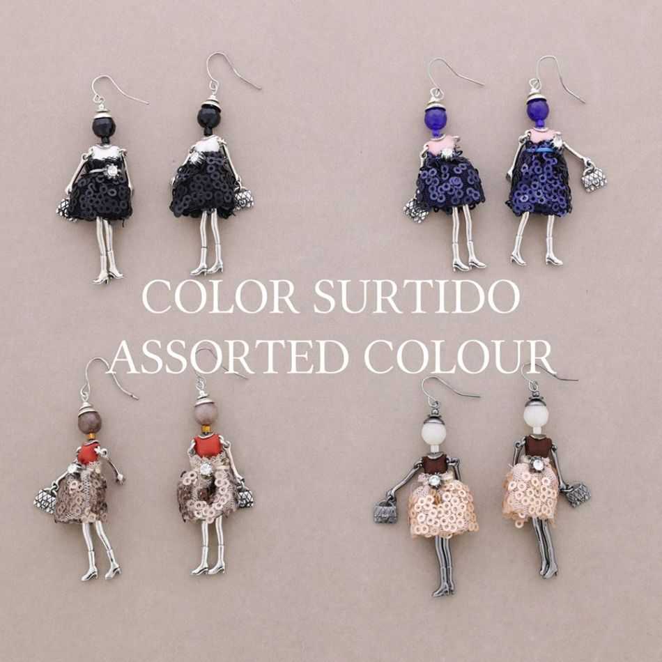 DOLL PENDANT EARRINGS