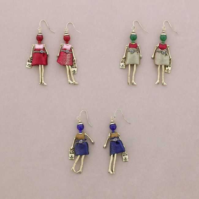 PENDIENTES COLGANTE MUÑECA