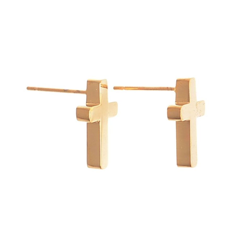 PENDIENTES CRUZ ACERO