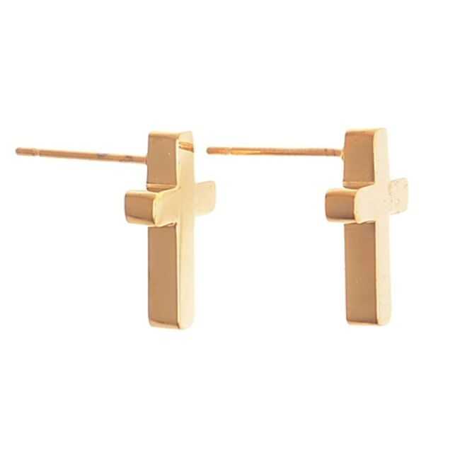 PENDIENTES CRUZ ACERO