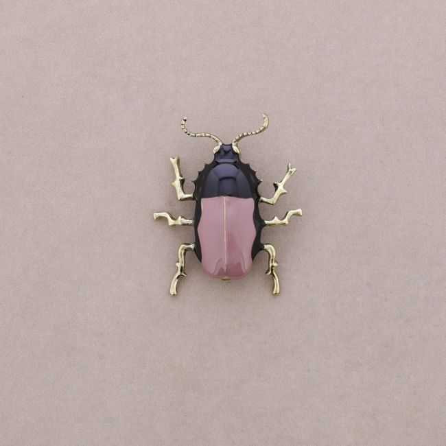 BROCHE INSECTO METAL ESMALTE