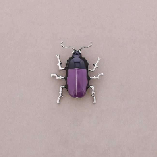 BROCHE INSECTO METAL ESMALTE