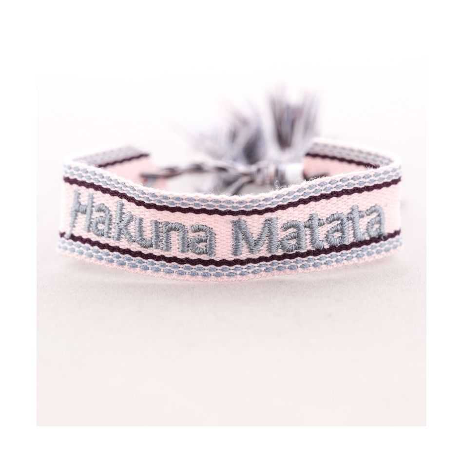 PULSERA MACRAMÉ HAKUNA MATATA FLECOS