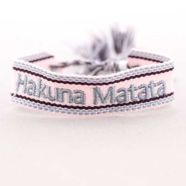 PULSERA MACRAMÉ HAKUNA MATATA FLECOS