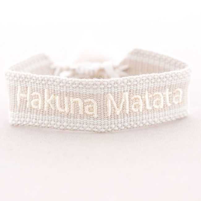 PULSERA MACRAMÉ HAKUNA MATATA FLECOS