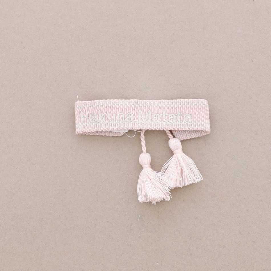 HAKUNA MATATA FRINGED MACRAMÉ BRACELET
