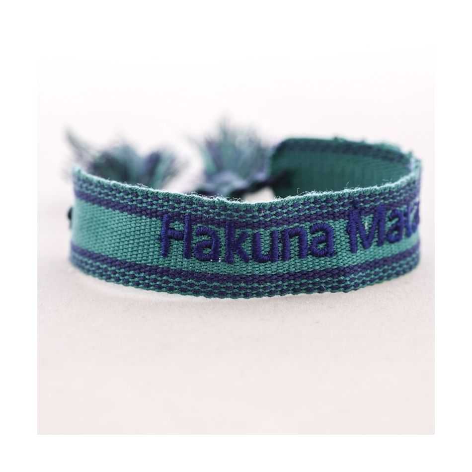 HAKUNA MATATA FRINGED MACRAMÉ BRACELET