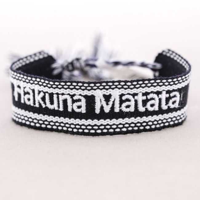 PULSERA MACRAMÉ HAKUNA MATATA FLECOS