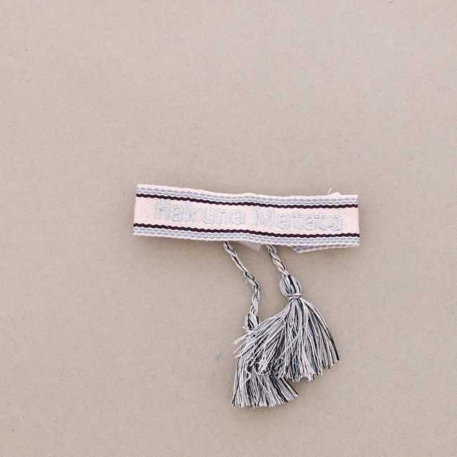 PULSERA MACRAMÉ HAKUNA MATATA FLECOS