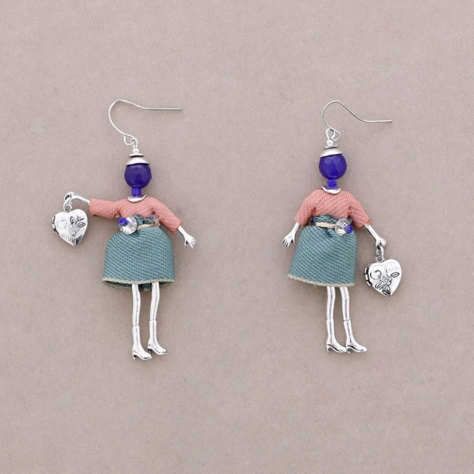 PENDIENTES COLGANTE MUÑECA