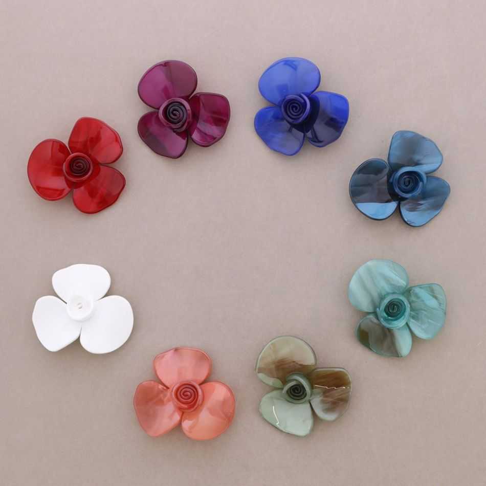 BROCHE FLOR RESINA 7 CM