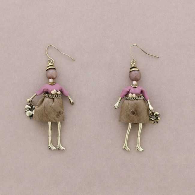 PENDIENTES COLGANTE MUÑECA