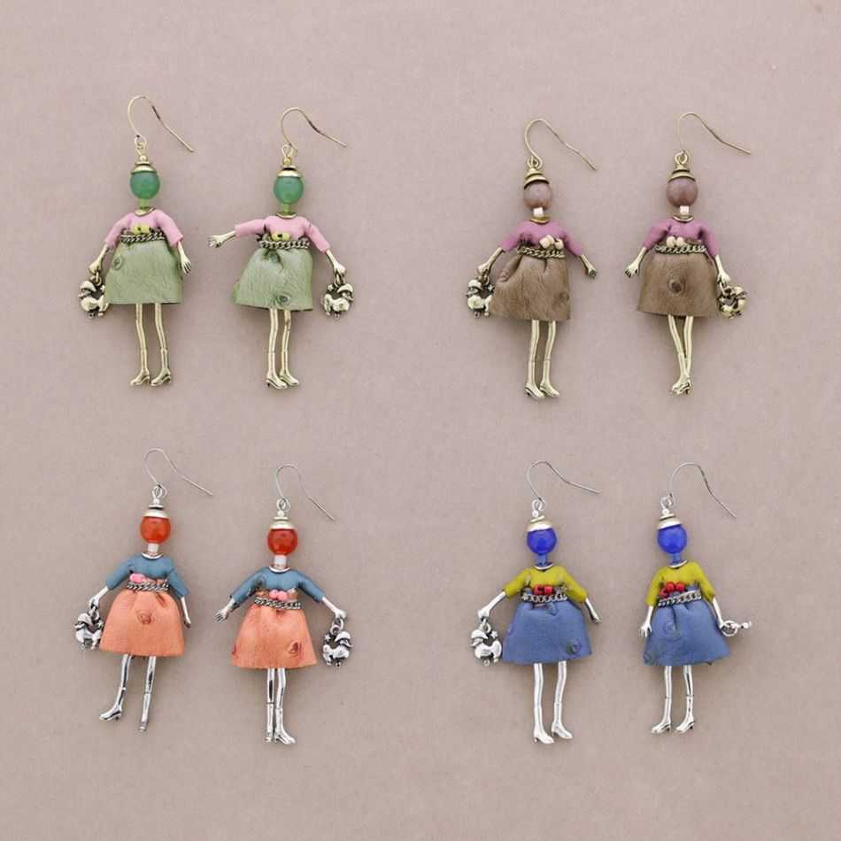 DOLL PENDANT EARRINGS