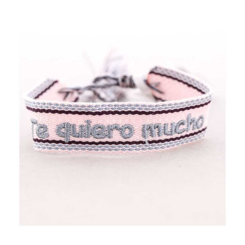 MACRAMÉ BRACELET TE QUIERO MUCHO FRINGES
