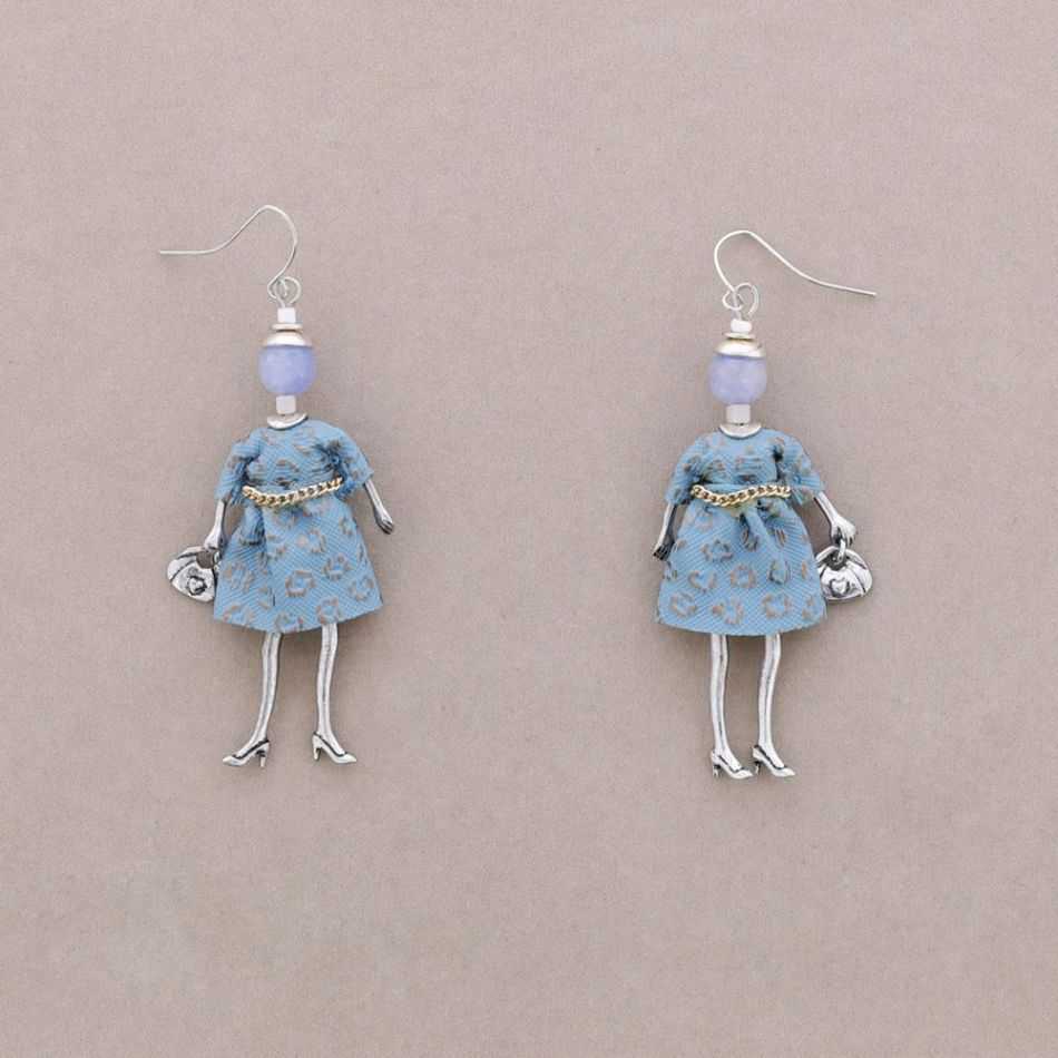 METAL DOLL EARRINGS