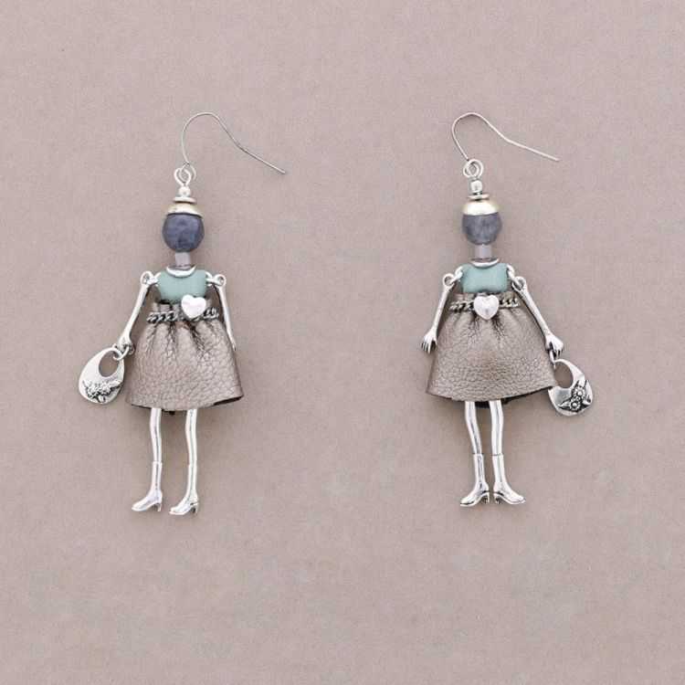 DOLL PENDANT EARRINGS 2