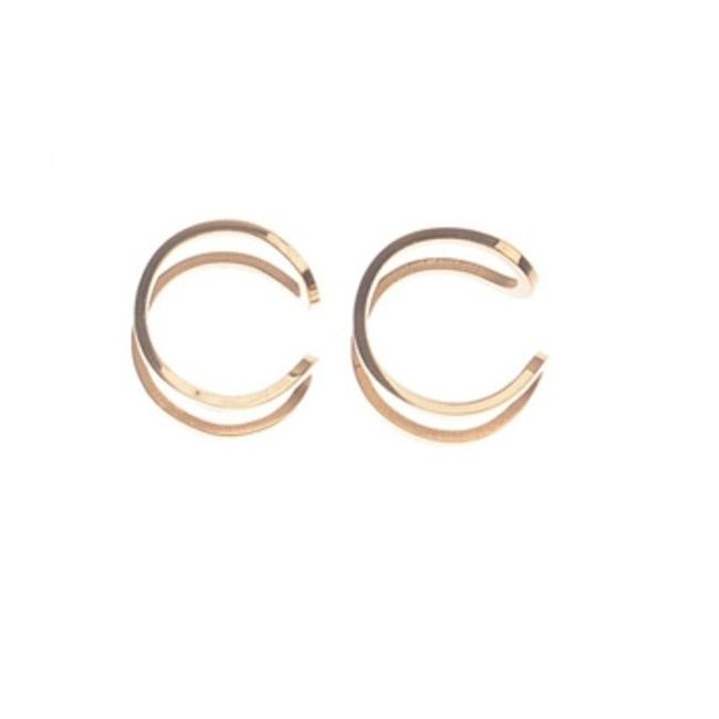 PENDIENTES ACERO EAR CUFF LISO