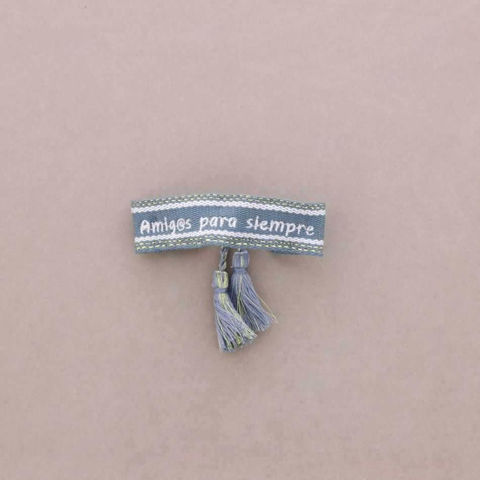 PULSERA MACRAMÉ AMIGOS PARA SIEMPRE FLECOS