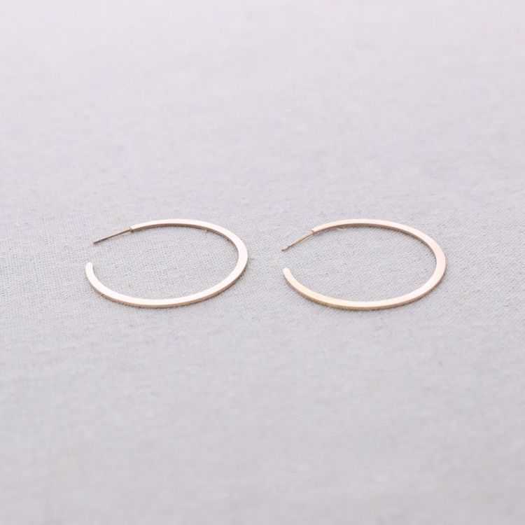 PENDIENTES ACERO ARO 4.5CM