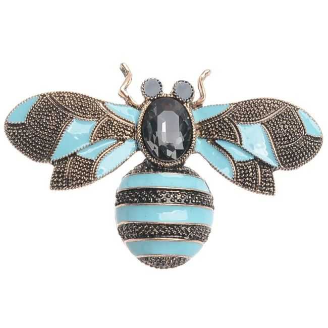 BROCHE ABEJA METAL ESMALTE