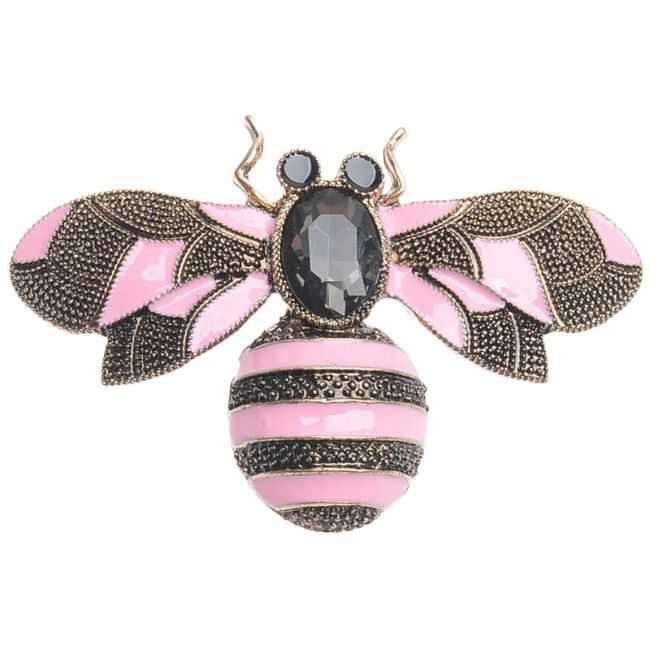 BROCHE ABEJA METAL ESMALTE