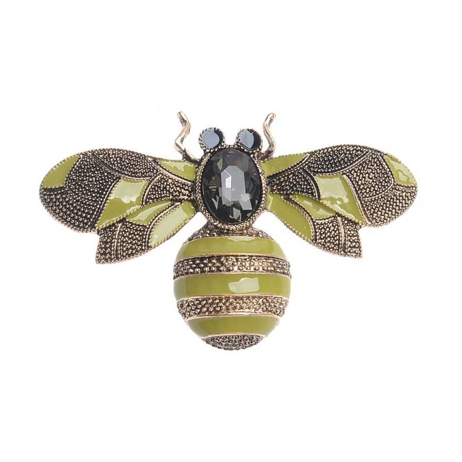 BROCHE ABEJA METAL ESMALTE