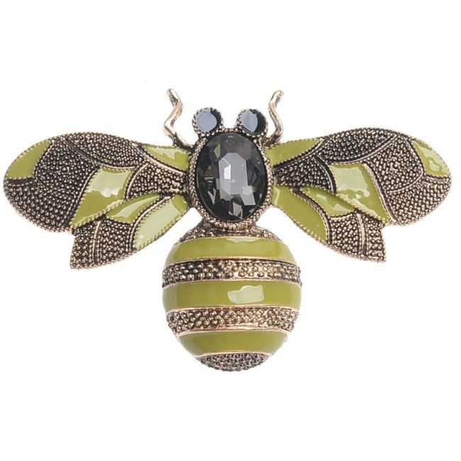 BROCHE ABEJA METAL ESMALTE