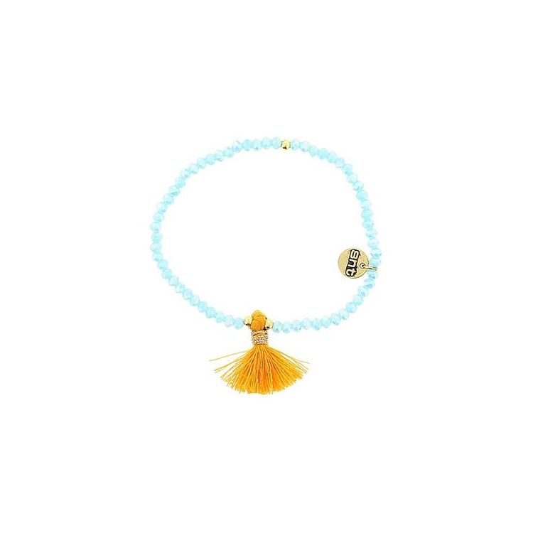 PULSERA CRISTALES FACETADOS FLECO