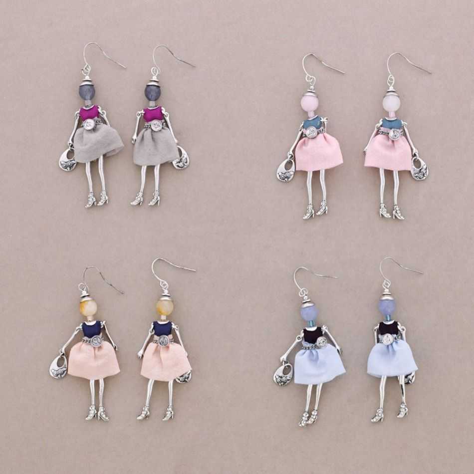 DOLL PENDANT EARRINGS