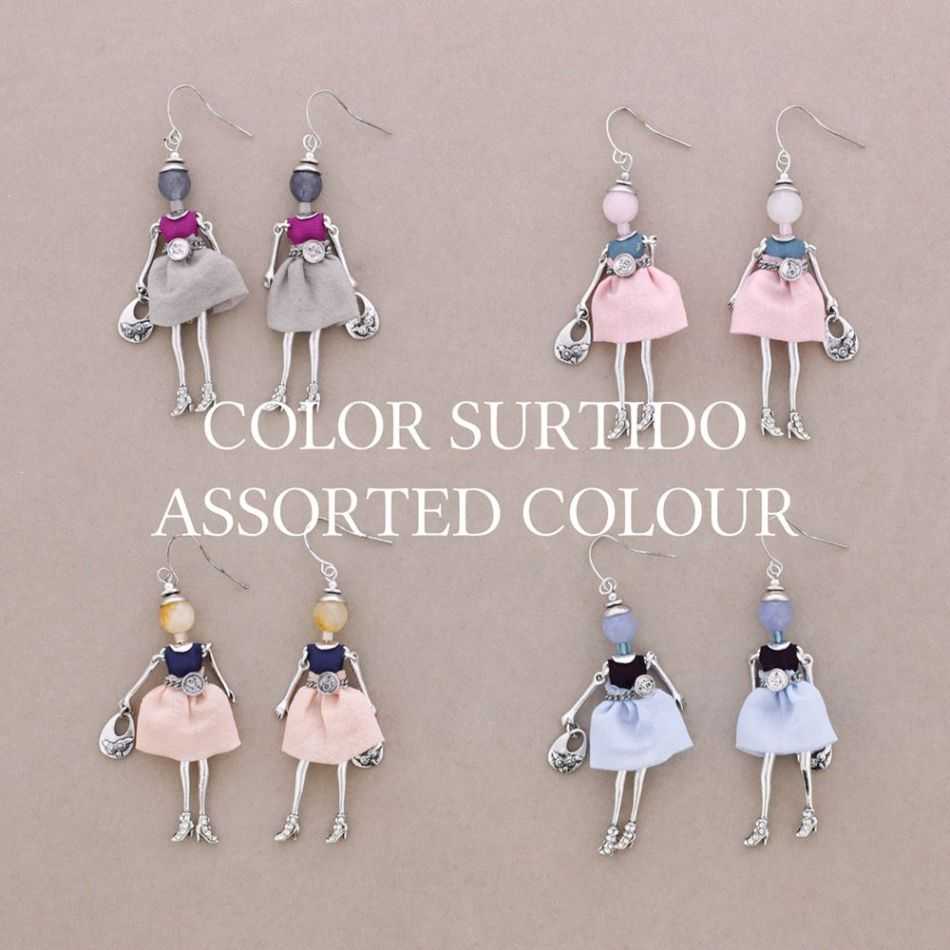 DOLL PENDANT EARRINGS