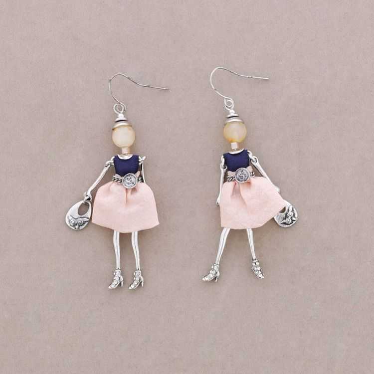 DOLL PENDANT EARRINGS