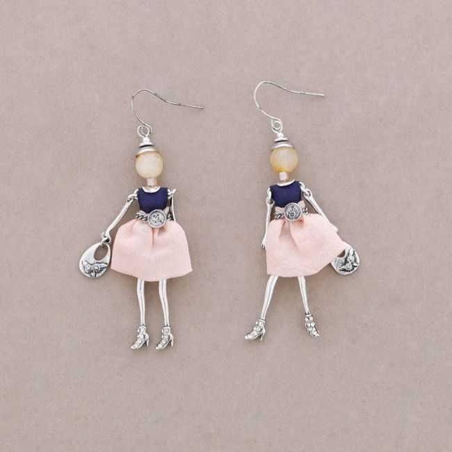 DOLL PENDANT EARRINGS