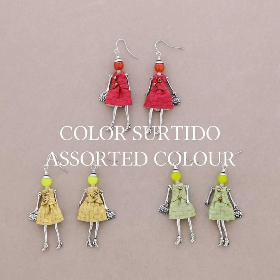 METAL DOLL EARRINGS