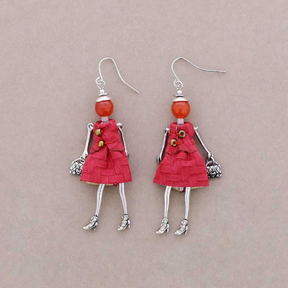 METAL DOLL EARRINGS