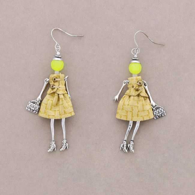 PENDIENTES METAL MUÑECA