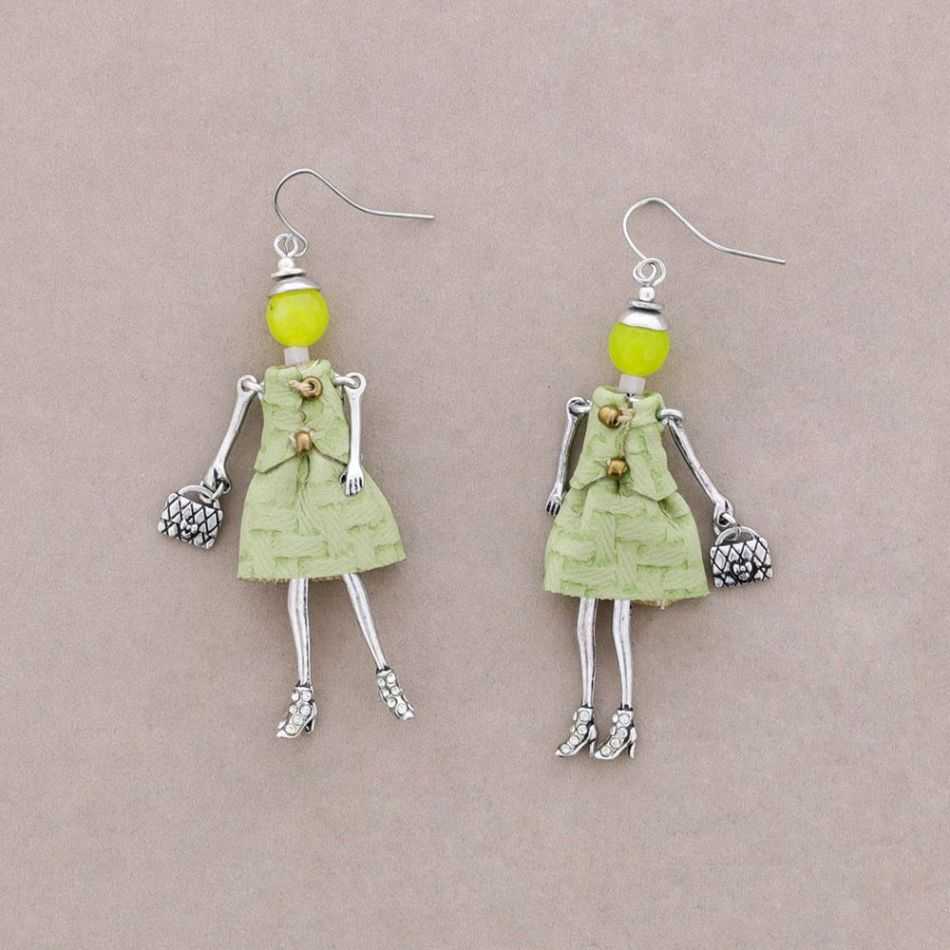 METAL DOLL EARRINGS