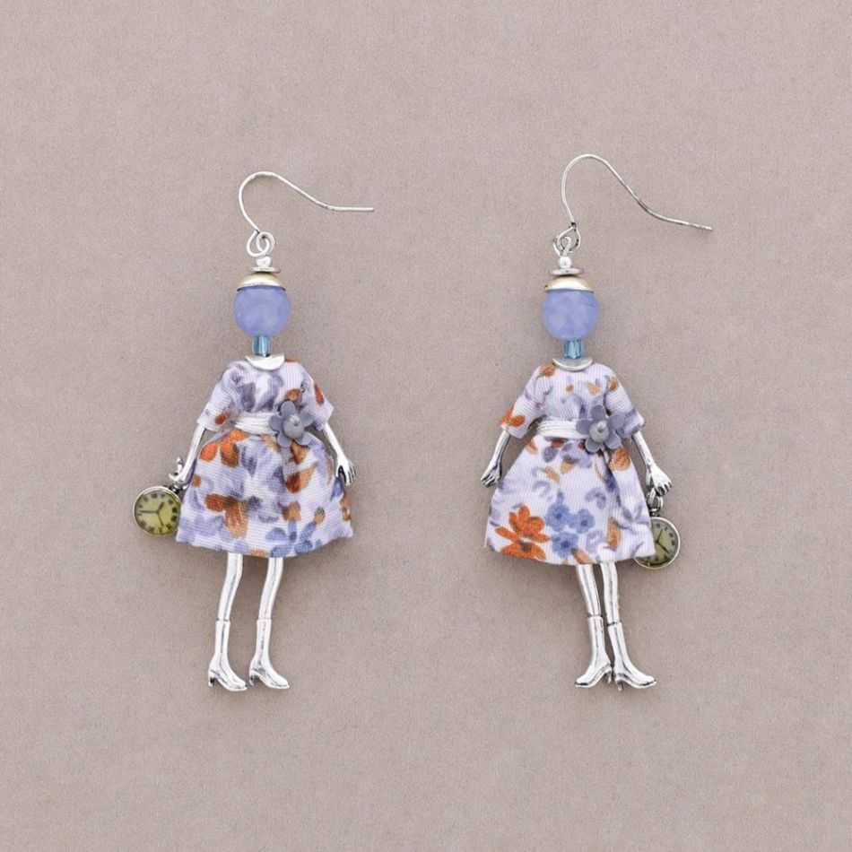DOLL PENDANT EARRINGS