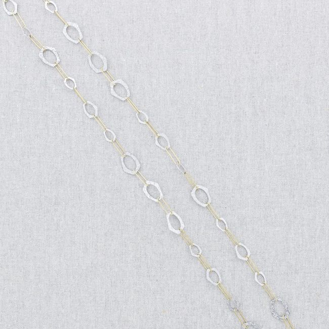 COLLAR ACERO CADENA ESLABONES 108CM