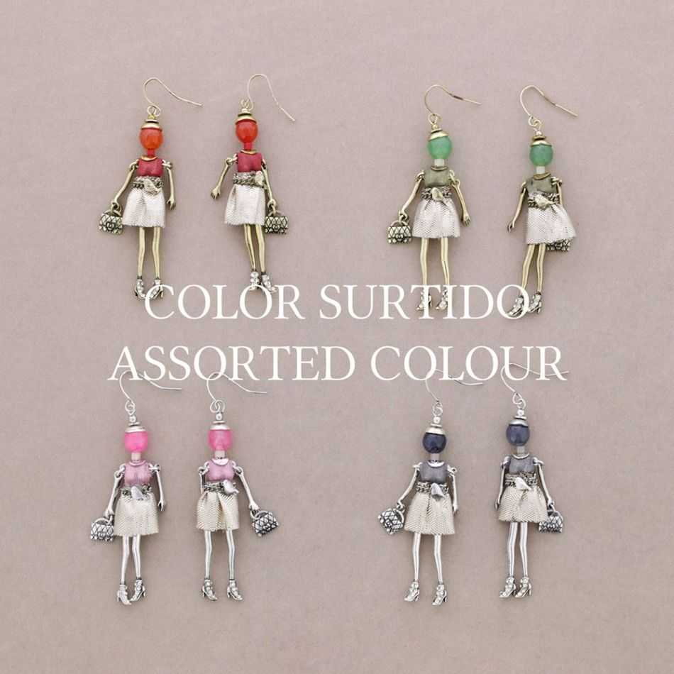 DOLL PENDANT EARRINGS