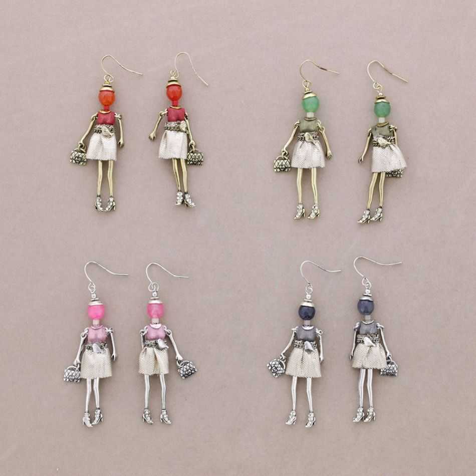 DOLL PENDANT EARRINGS