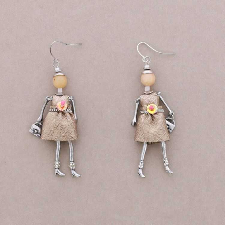 METAL DOLL EARRINGS 2
