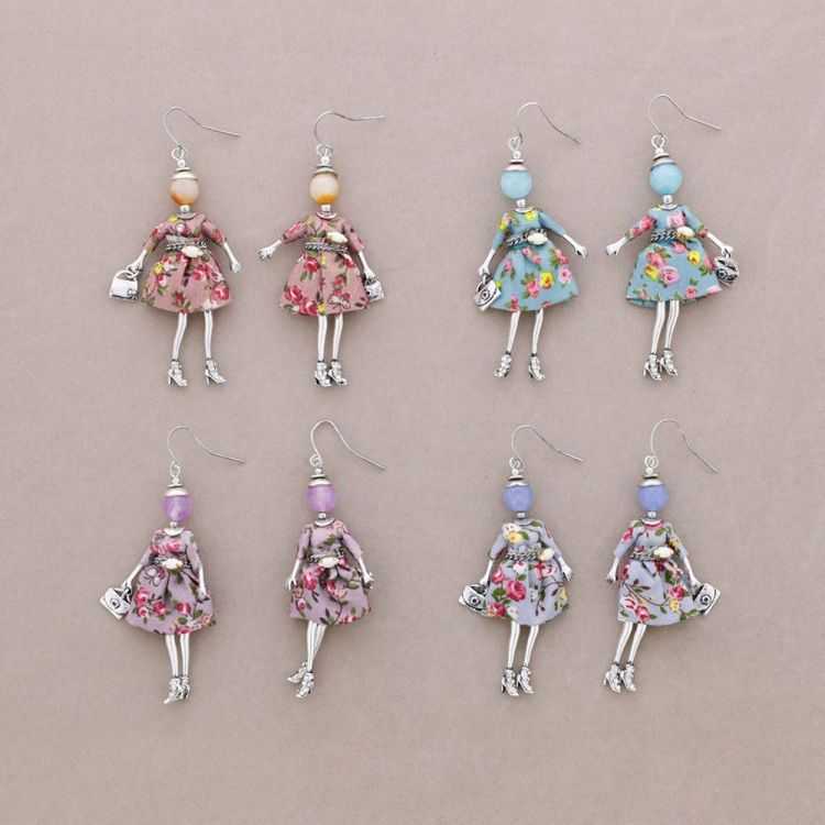 DOLL PENDANT EARRINGS 2