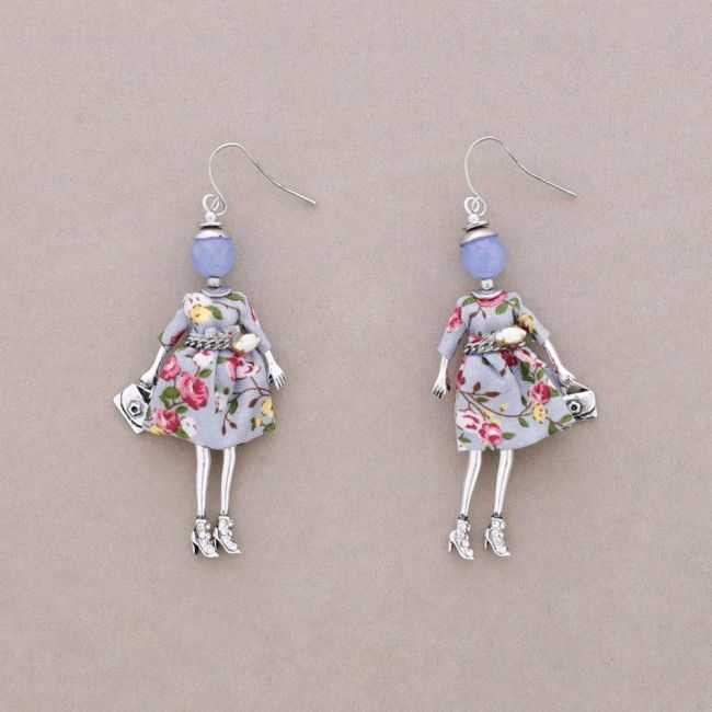 DOLL PENDANT EARRINGS