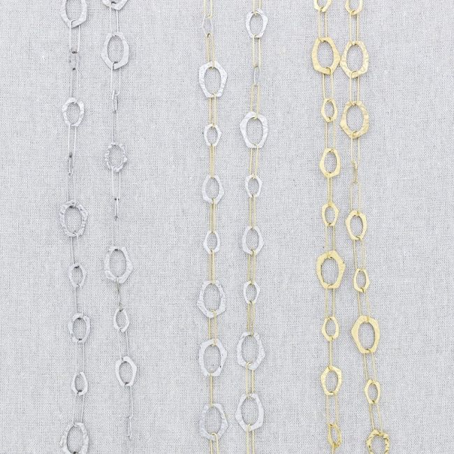 COLLAR ACERO CADENA ESLABONES 108CM