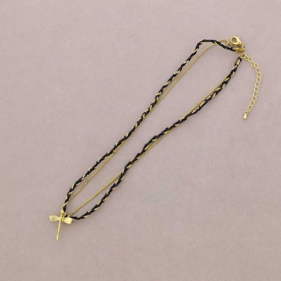 COLLAR GARGANTILLA TRENZADO CADENA
