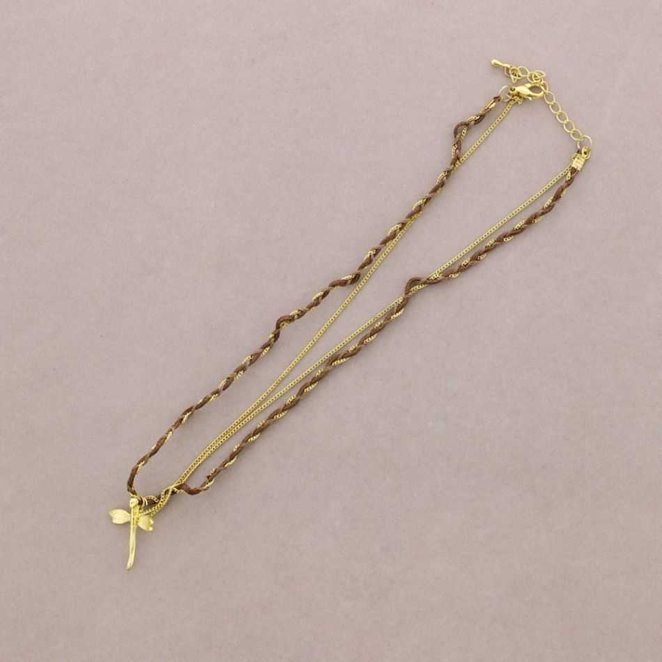 COLLAR GARGANTILLA TRENZADO CADENA